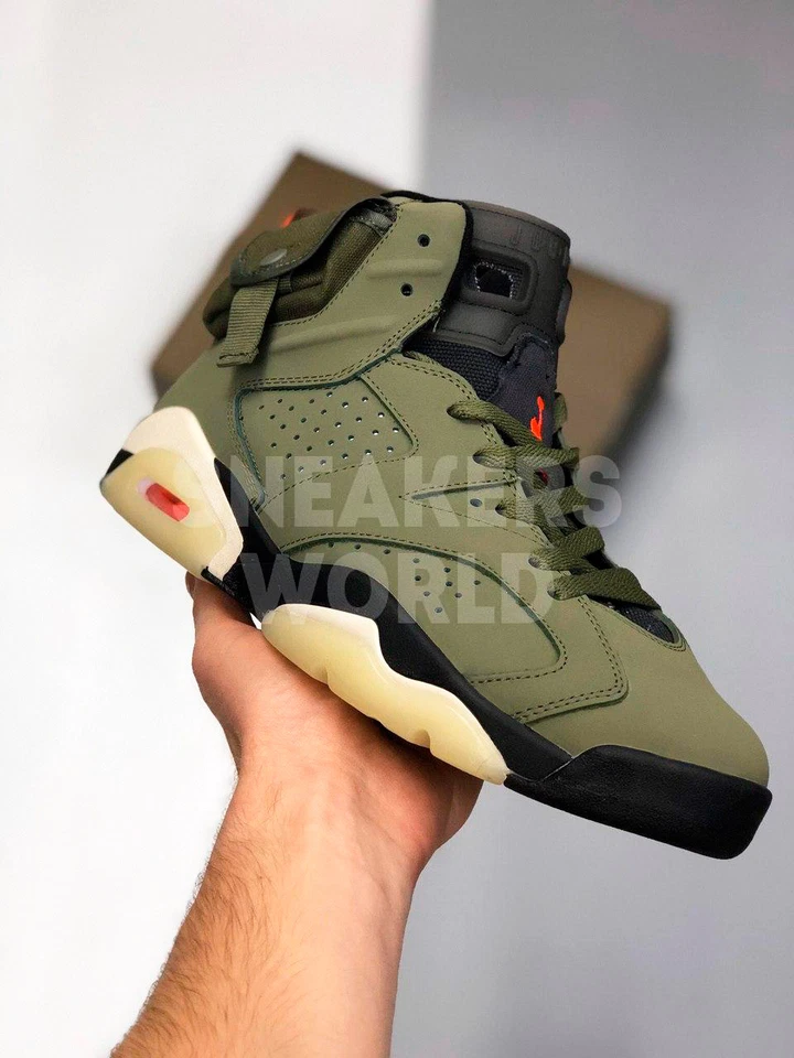 Travis Scott x Air Jordan 6 Medium Olive