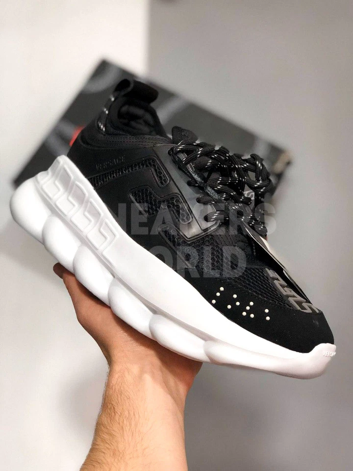 Versace Chain Reaction черно-белые