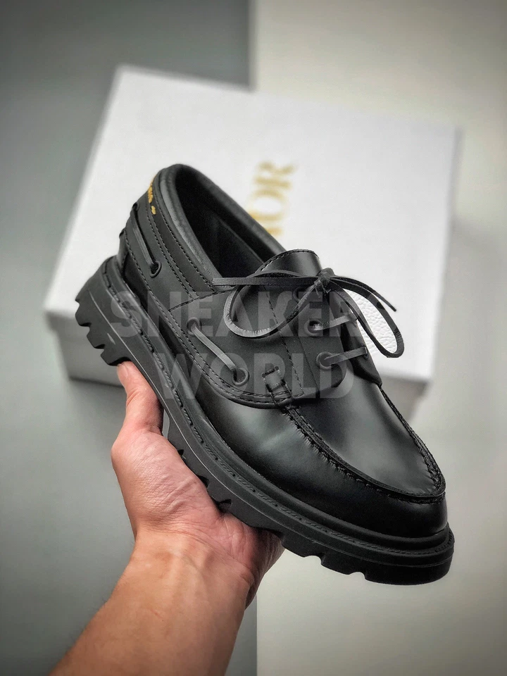 Dior люферы черные