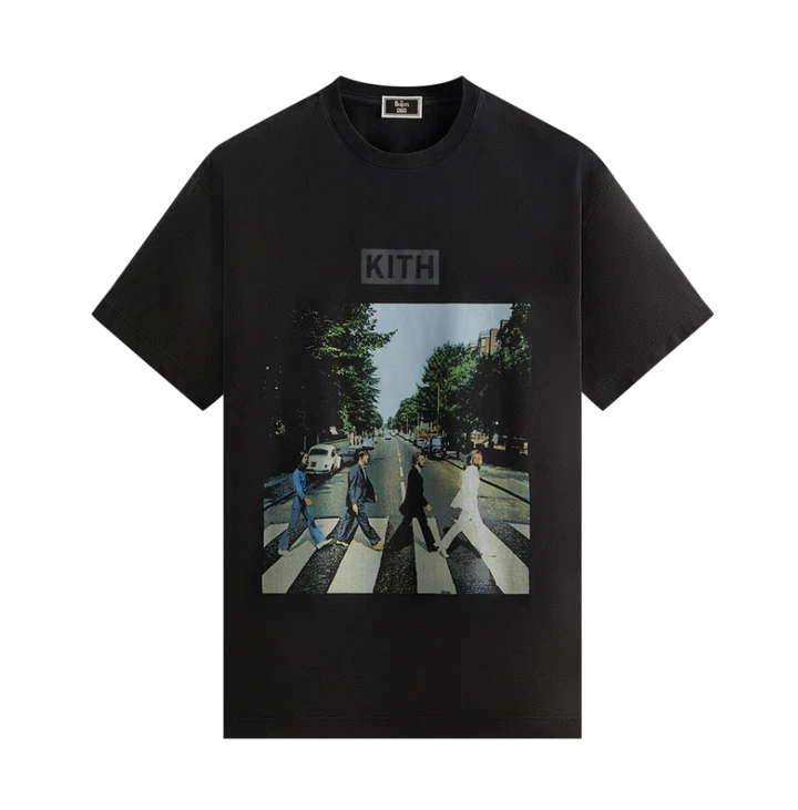 Футболка Kith For The Beatles Abbey Road черная