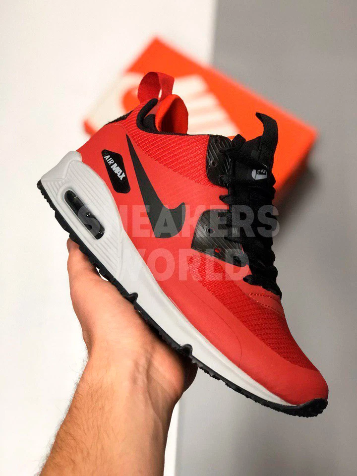 Nike Air Max 90 Mid красные