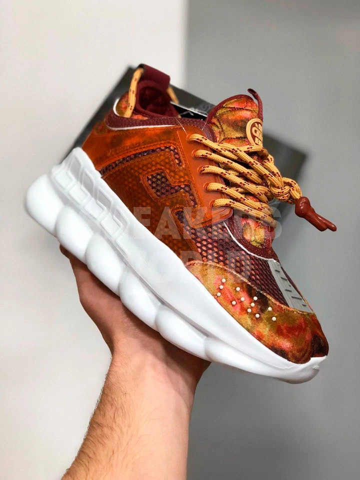 Versace Chain Reaction оранжевые