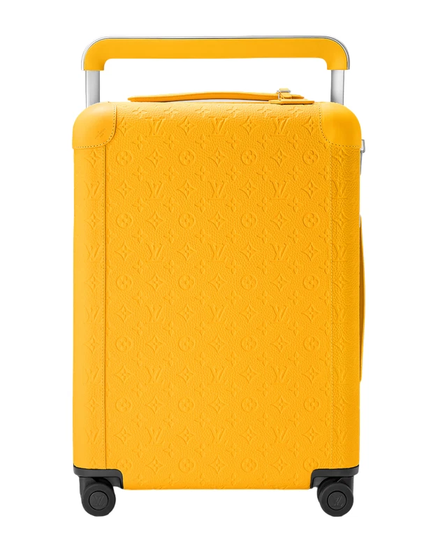 Чемодан Louis Vuitton LV Horizon 55 Monogram Taurillon желтый