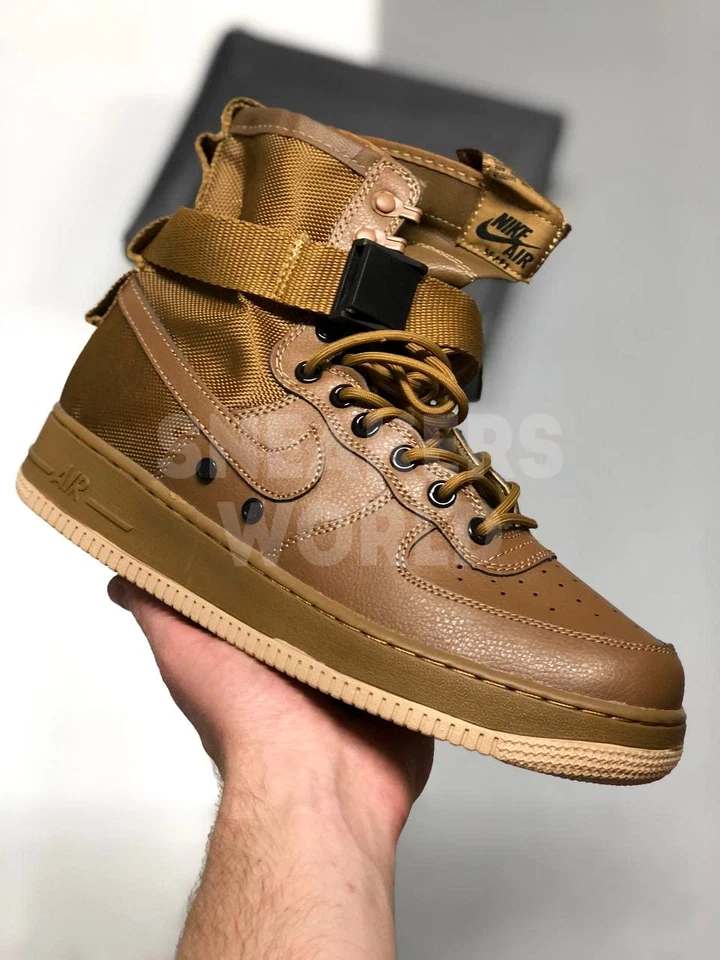 Nike SF Air Force 1 коричневые