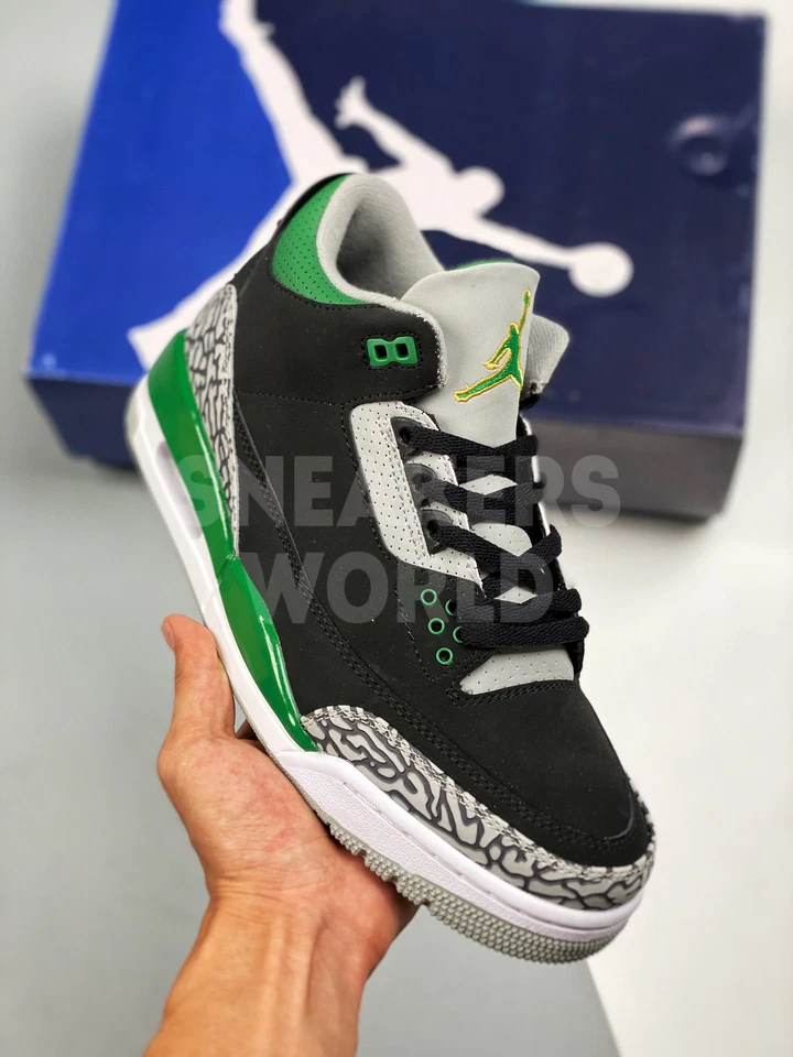 Nike Air Jordan 3 Pine Green/Black/White
