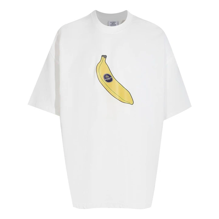 Футболка Vetements Banana T-Shirt White