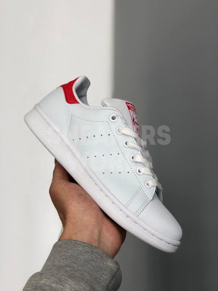 Adidas Stan Smith бело-красные