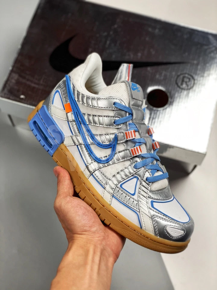 Nike Dunk Off-White Rubber Silver Blue