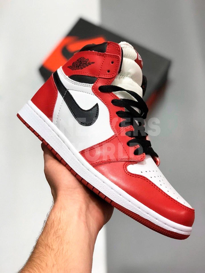 Nike Air Jordan 1 Retro красно-белые