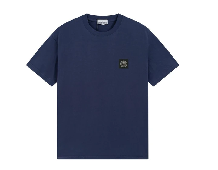 Футболка Stone Island Patch Logo T-Shirt Navy Blue