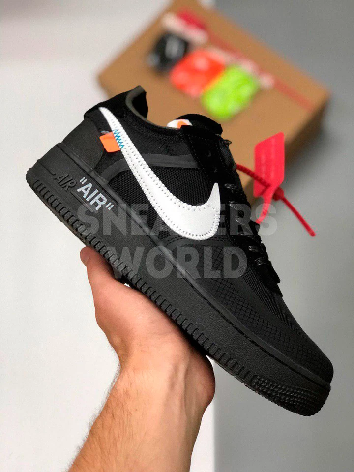 Nike Air Force 1 Low Off-White черные