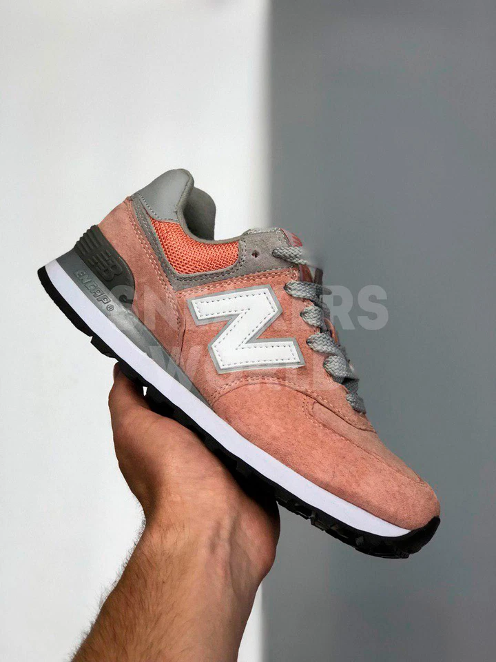 New Balance 574 персиковые