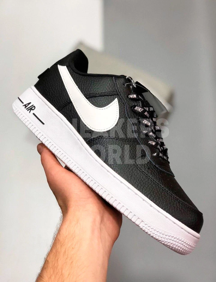 Nike Air Force 1 '07 LV8 NBA черно-белые