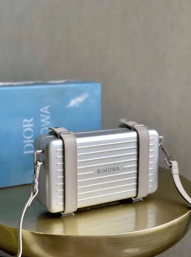 Клатч Dior x Rimowa Silver