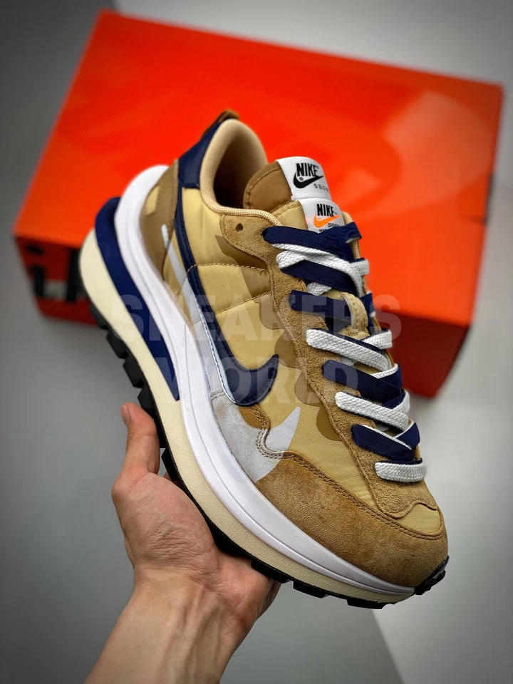 Nike Vaporwaffle sacai Sesame Blue Void