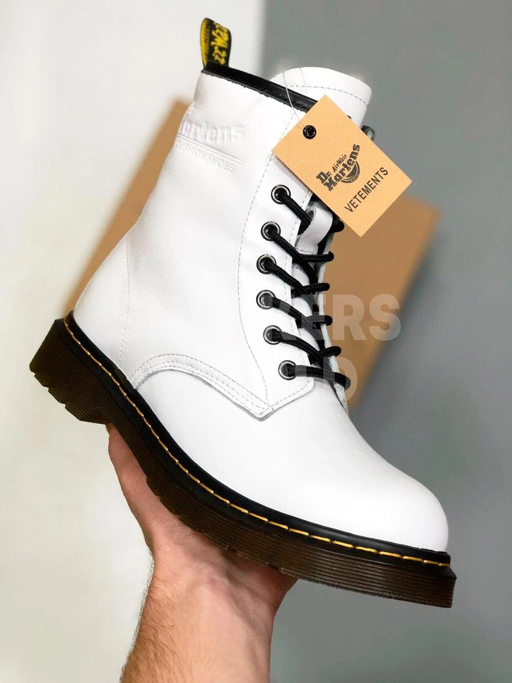 Dr Martens 1460 белые зимние