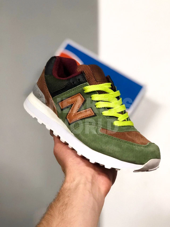 New Balance 574 зеленые