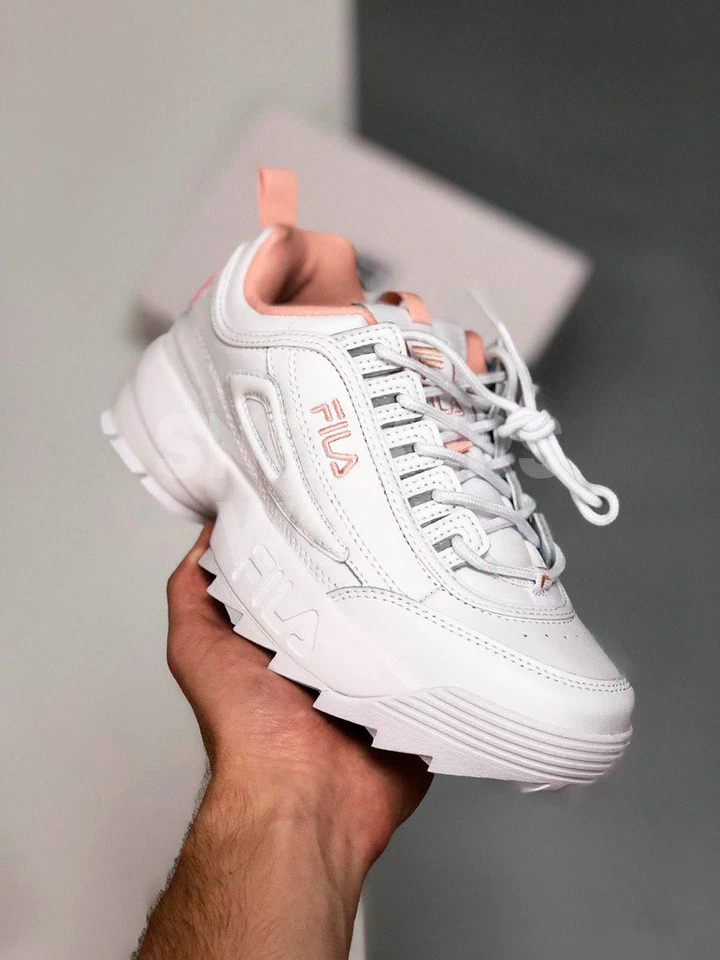 Fila Disruptor 2 бело-розовые