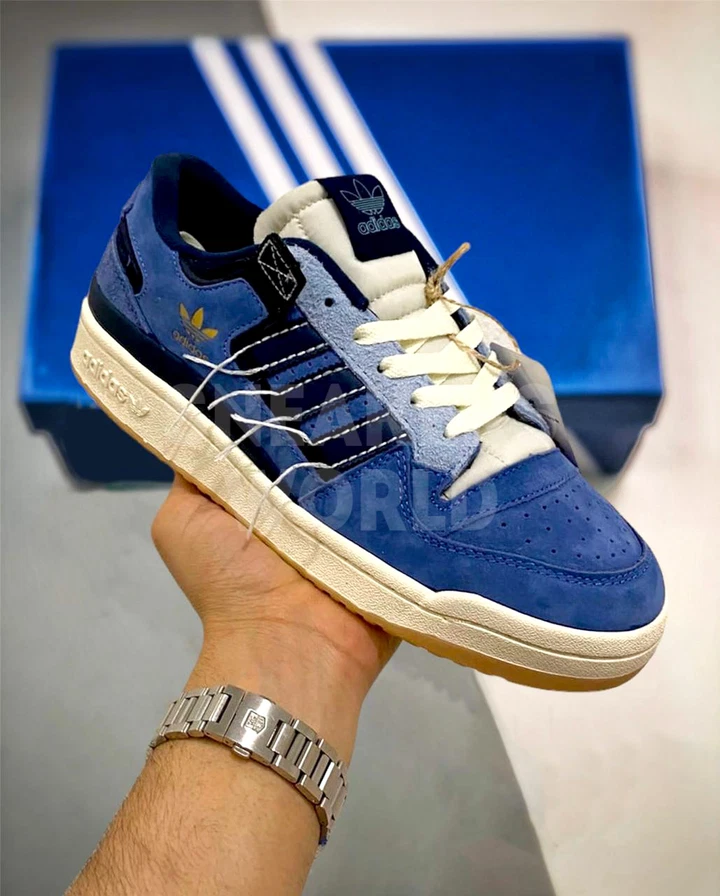 Adidas Forum 84 Low White Blue · Синий