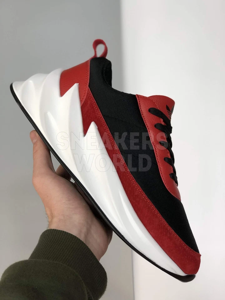 Adidas Sharks черно-красные