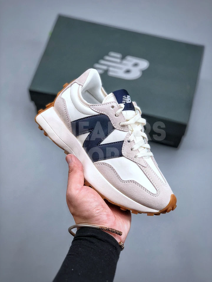 New Balance 327 Beige Blue