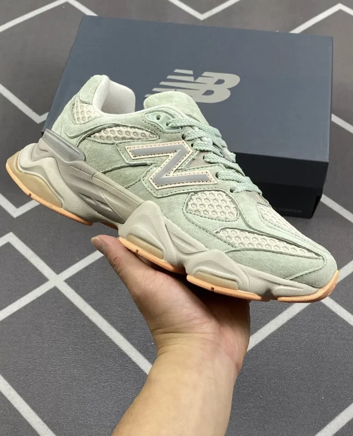 New Balance 9060 The Whitaker Group Missing Pieces Silver Moss Green