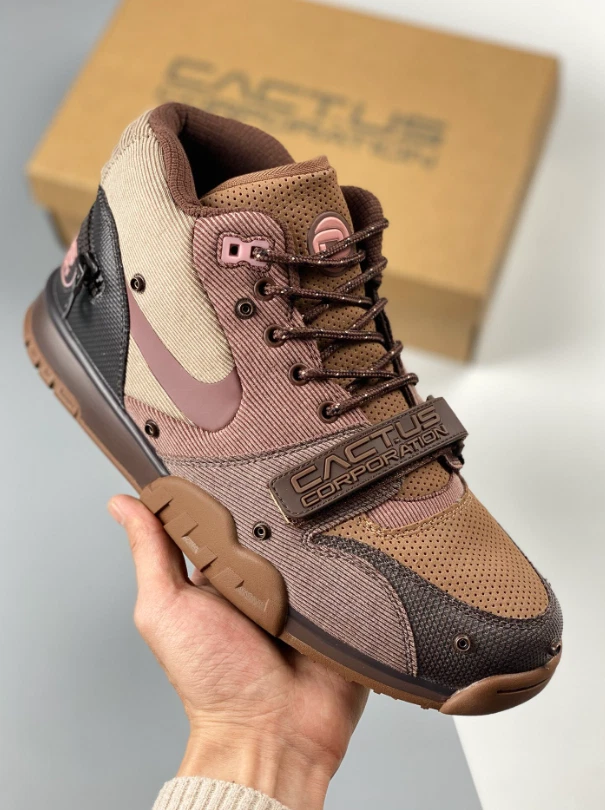 Travis Scott X Nike Air Trainer 1 Wheat