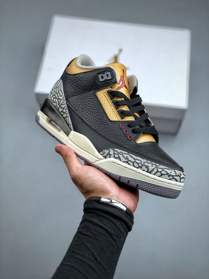 Air Jordan 3 Black Gold