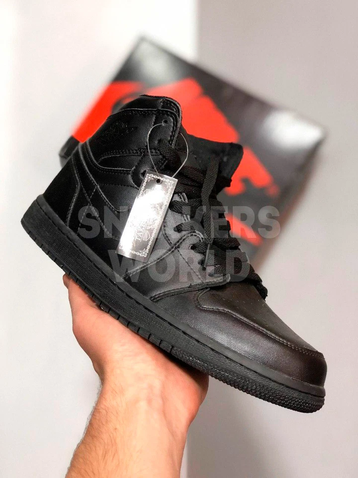 Nike Air Jordan 1 черные