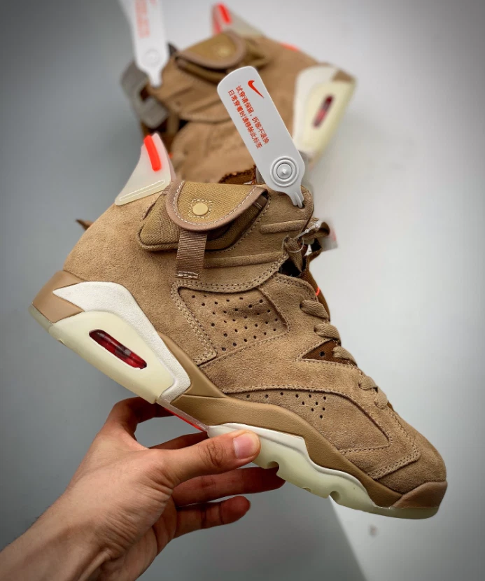 Nike Air Jordan 6 Travis Scott British Khaki