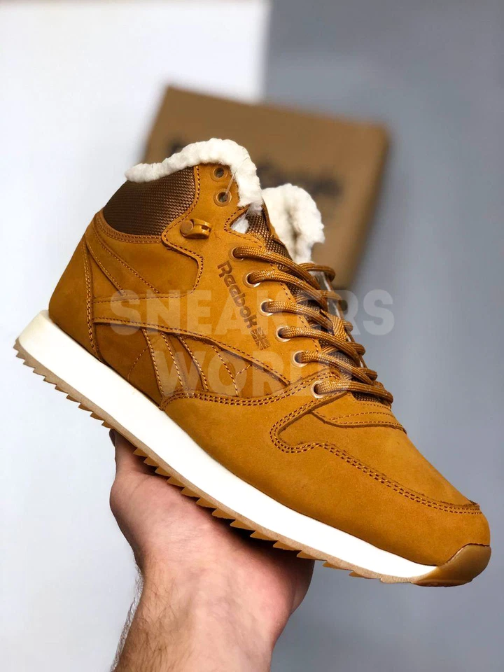 Reebok Classic Leather Mid мужские и женские
