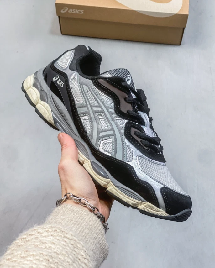 ASICS Gel NYC Black Ivory Grey