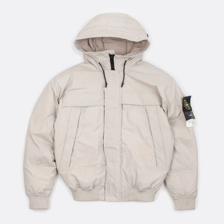 STONE ISLAND Micro Reps Down 40826 пуховик белый